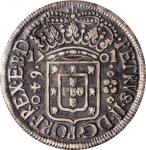 BRAZIL. 640 Reis, 1701-P. Pernambuco Mint. Pedro II. PCGS EF-40 Gold Shield.