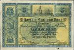 North of Scotland Bank Limited, £1, £5, 1 July 1945, 1 March 1928, D237286, A 0666/0612, both blue w