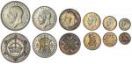 NGC PF63-PF66 | George V (1910-1936), Specimen Proof Set, 1927 (6), Wreath Crown to Threepence (Spin
