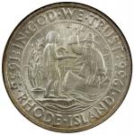UNITED STATES: AR 50 cents, 1936, KM-185, NGC graded MS66, Rhode Island Tercentenary commemorative, 
