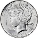 1926-D Peace Silver Dollar. MS-62 (NGC).