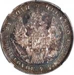 RUSSIA. Ruble, 1849-CNB NA. NGC MS-64 PL.
