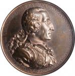 1805 Eccleston Medal. Copper. 75.9 mm. By Thomas Webb, for Daniel Eccleston. Musante GW-88, Baker-85