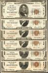 Lot of (6) 1929 Maryland National Bank Notes. Very Fine to Extremely Fine.