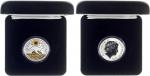 2009年澳洲袋鼠包金银纪念币1元精铸币，重31.1克，证书编号004585