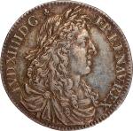 1670-A法国殖民地15索尔 PCGS AU 53 1670-A French Colonies 15 Sols