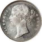 1840-(B或C)年英属东印度公司1卢比。孟买铸币厂。INDIA. British East India Company. Rupee, 1840-(B&C). Bombay or Calcutta