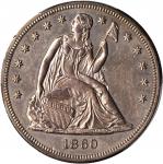 1860-O Liberty Seated Silver Dollar. OC-1. Rarity-1. AU Details--Cleaned (PCGS).