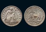 1847年美国早期贸易壹圆银币