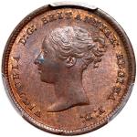 1884-1900年大英帝国钱币与组三枚，包括半法寻、法寻、贰先令等，均PCGS Genuine - UNC Details ，有清洗-MS64BN（3）