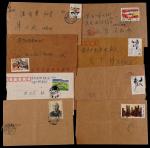 1980-90年JT邮票实寄封一组约150件，贴用票基本不重复正贴有40余件，封品完整，请预览