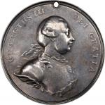 Undated (ca. 1776-1814) George III Indian Peace Medal. Struck Solid Silver. First Size. Adams 7.3 (O