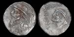 公元前54-前32年帕提亚王朝安息帝国埃兰国王卡姆纳斯基雷斯五世双面头像4德拉克马银币 NGC XF 6329183-050