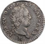 WINDWARD ISLANDS. 12 Sols, 1731-H. La Rochelle Mint. Louis XV. PCGS EF-45 Gold Shield.