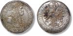 1657年奥地利泰勒银样币一枚，PCGS MS64，评级编号：41799835