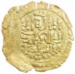 GREAT MONGOLS: Anonymous, ca. 1220s-1230s, AV dinar (2.89g), Bukhara, ND, A-B1967, totally anonymous