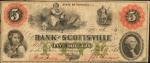Scottsville, Virginia. Bank of Scottsville. April 18, 1861. $5. Very Fine.