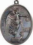 1781 Battle of Doggersbank Medal. Betts-585. Silver, 36.0 x 28.6 mm. MS-60 (PCGS).