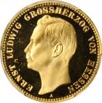 GERMANY. Hesse-Darmstadt. 20 Mark, 1911-A. Berlin Mint. PCGS PROOF-67 Deep Cameo Gold Shield.