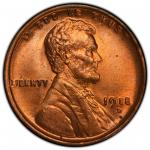 1918-D Lincoln Cent. MS-66 RD (PCGS).