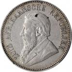 SOUTH AFRICA. 2-1/2 Shillings, 1894. Pretoria Mint. PCGS EF-40 Gold Shield.
