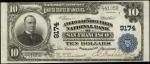 San Francisco, California. $10 1902 Plain Back. Fr. 626. The Anglo & London Paris NB. Charter #9174.