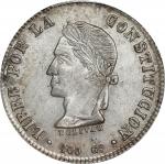 BOLIVIA. 8 Soles, 1861-PTS FJ. Potosi Mint. PCGS Genuine--Tooled, AU Details.
