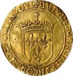 FRANCE. Ecu dOr, ND (1512). Genes (Genoa) Mint. Louis XII. PCGS AU-55 Gold Shield.