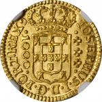 BRAZIL. 1000 Reis, 1752-(L). Lisbon Mint. Jose I. NGC MS-65.