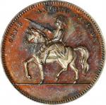 Undated (ca. 1860) Andrew Jackson Political Medal. By Robert Lovett, Jr. DeWitt-AJACK-H. Copper. Min