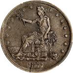 1877-S Trade Dollar. EF-40 (PCGS).