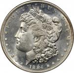 1884-S Morgan Silver Dollar. MS-62 (PCGS). CAC.