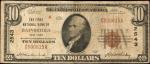 Bainbridge, New York. 1929 Ty. 1 $10 Fr. 1801-1. The First NB. Charter #2543. Very Good.