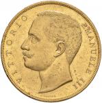 Savoy Coins. Vittorio Emanuele III (1900-1946) 100 Lire 1905 - Nomisma 1046 AU RR Minimi segnetti da