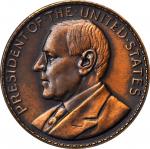 1920 Manila Mint Opening, or Wilson Dollar. Copper. 38 mm. HK-450. Rarity-4. AU Details--Cleaned (PC