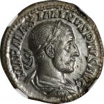 MAXIMINUS I, A.D. 235-238. AR Denarius, Rome Mint, A.D. 236. NGC AU.