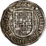MEXICO. "Royal" Presentation Cob 4 Reales, 1615/3-Mo F. Mexico City Mint, Assayer F. Philip III. NGC