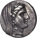 THRACE. Byzantium. AR Tetradrachm (13.22 gms), ca. 240-220 B.C. NGC EF, Strike: 4/5 Surface: 3/5. Fi