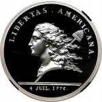 1781 (2020) Libertas Americana Medal. Modern Paris Mint Dies. Silver. First Releases. Proof-70 Ultra