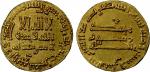 ABBASID: al-Mahdi, 775-785, AV dinar (4.24g), NM, AH168, A-214, Bernardi-54, crescent above the reve