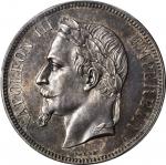 FRANCE. 5 Franc, 1864-A. Paris Mint. PCGS MS-64 Secure Holder.