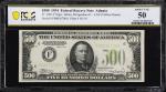 Fr. 2201-F. 1934 Light Green Seal $500 Federal Reserve Note. Atlanta. PCGS Banknote About Uncirculat