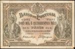 PORTUGAL. Banco de Portugal. 2.5 Mil Reis, 1893. P-74. Very Fine.