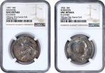 Lot of (2) Commemorative Silver Half Dollars. Unc Details--Cleaned (NGC).