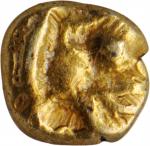 IONIA. Uncertain. EL 1/48 Stater (0.30 gms), ca. 600-550 B.C. NGC Ch EF, Strike: 4/5 Surface: 5/5.