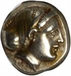 LESBOS. Mytilene. EL Hekte (2.54 gms), ca. 377-326 B.C.