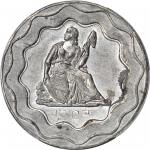Undated (Circa 1860) Private Experimental Coin. Judd-C1861-17, Pollock-Unlisted. Rarity-8. White Met