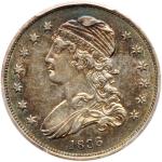 1836 Capped Bust Quarter Dollar. PCGS AU55