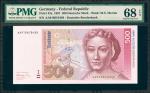 GERMANY, FEDERAL REPUBLIC. Deutsche Bundesbank. 500 Deutsche Mark, 1991. P-43a. PMG Superb Gem Uncir