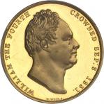 GRANDE-BRETAGNEGuillaume IV (1830-1837). Médaille d Or, couronnement de Guillaume IV et d Adélaïde, 